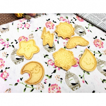 8617 自然天氣餅乾壓模 8入